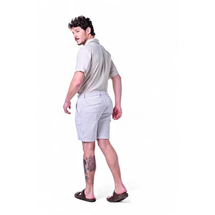 Imagem de Bermuda Masculina Malha Listrada