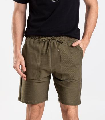 Imagem de Bermuda Masculina Moletinho Gorgurinho Diametro Verde