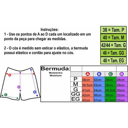 Imagem de Bermuda Masculina Moletom MXD Conceito Limitada Folhas da Tarde