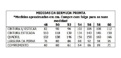 Imagem de Bermuda Masculina Plus Size em microfibra Tamanhos 48 a 60