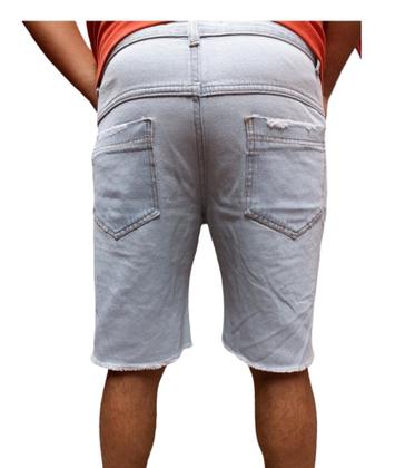 Imagem de Bermuda masculina rasgada jeans produto de otima qualidade 2023