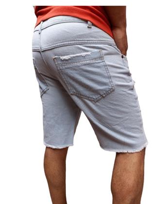 Imagem de Bermuda masculina rasgada jeans produto de otima qualidade 2023
