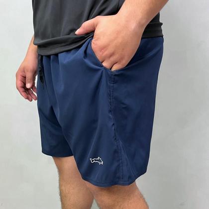 Imagem de Bermuda Masculino Tactel com Cordão Cós Elástico e Bolsos Treino Mauricinho