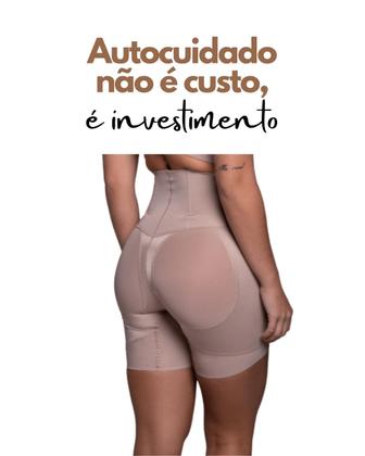 Imagem de  Bermuda Modeladora Short Cintura Alta Levanta Bumbum 