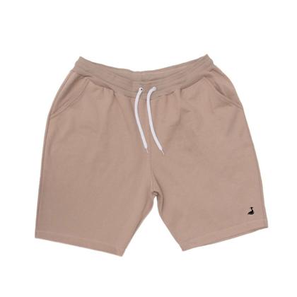 Imagem de Bermuda Moletinho Plus Size Algodao Masculina Tamanho Especial Cordao Ajustavel Com Bolsos Macia