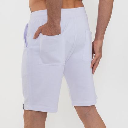 Imagem de Bermuda Moletom Branco