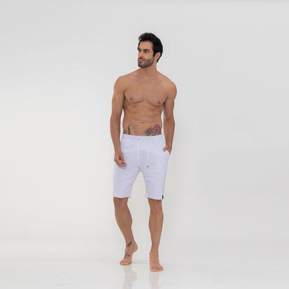 Imagem de Bermuda Moletom Branco