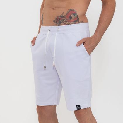 Imagem de Bermuda Moletom Branco