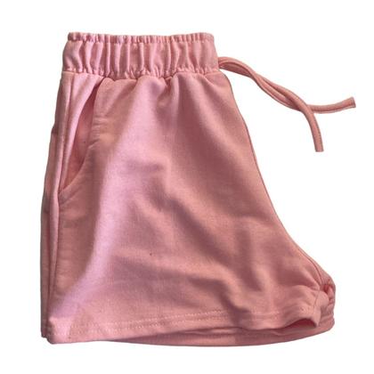 Imagem de Bermuda moletom feminino short moletom com bolso Short curto malha algodão tendencia
