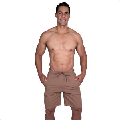 Imagem de Bermuda Moletom Leve Masculina Academia Treino Confortável