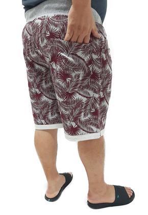 Imagem de Bermuda Moletom Plus Size Extra Grande Butu Biru Estampada