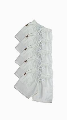 Imagem de Bermuda Ogochi Infantil Masculina Resort Casual em Linho Off