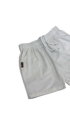 Imagem de Bermuda Ogochi Infantil Masculina Resort Casual em Linho Off