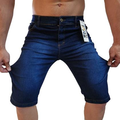 Imagem de Bermuda Plus Size Masculina Jeans Tamanho Grande Barata