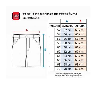 Imagem de Bermuda Plus Size Masculina Sarja Xadrez Bolso Cargo Algodão com Elastano Extra Grande