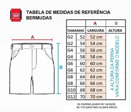 Imagem de Bermuda Plus Size Masculina Sarja Xadrez Bolso Cargo Algodão com Elastano Extra Grande