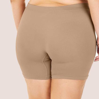 Imagem de Bermuda Plus Size Segunda Pele Cintura Alta Sem Costura