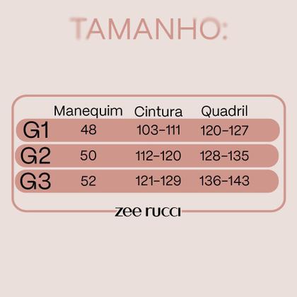 Imagem de Bermuda Plus Size Segunda Pele Cintura Alta Sem Costura