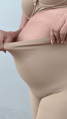 Imagem de Bermuda Segunda Pele Nude Gestante Dona Chica