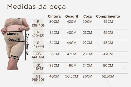 Imagem de Bermuda Segunda Pele Nude Gestante Dona Chica