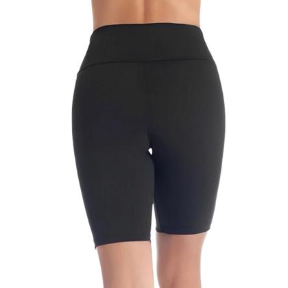 Imagem de Bermuda SHORT Fitness LEG BÁSICO Legging Cós Alto Treino Casual 150