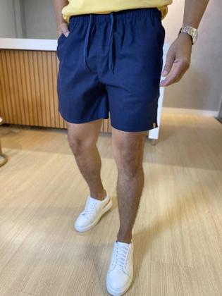 Imagem de Bermuda Shorts Linho Masculino Tradicional