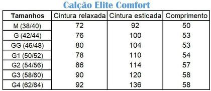 Imagem de Bermuda Shorts masculino Elite 2 bolsos Academia Lazer M ao EG4 Plus Size