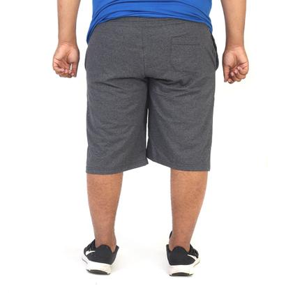 Imagem de Bermuda Shorts Masculino Moletinho Liso tamanho Grande