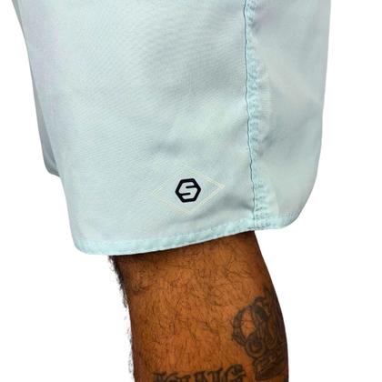 Imagem de Bermuda Shorts Surftrip Liso Plus Size Azul