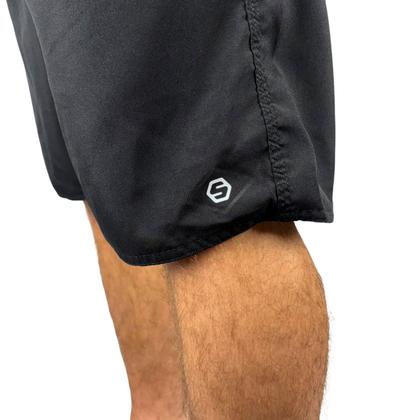 Imagem de Bermuda Shorts Surftrip Liso Plus Size Preto