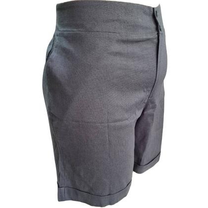 Imagem de Bermuda Social Feminina de Linho com Elástico no Cós Plus Size Raio de Luz