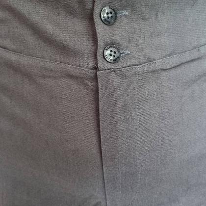 Imagem de Bermuda Social Feminina de Linho com Elástico no Cós Plus Size Raio de Luz