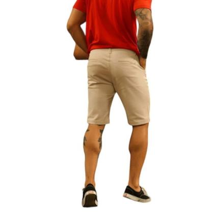 Imagem de Bermuda Social Premium Masculina Algodão Sarja Short Brim