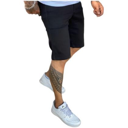 Imagem de Bermuda Social Premium Masculina Algodão Sarja Short Brim