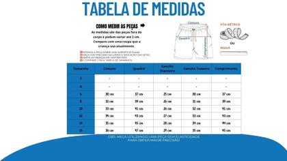Imagem de Bermuda Social Sarja Masculina Juvenil com Bolsos Frontais, Elástico no Cós Traseiro, Botão Frontal e Braguilha Não Funcional