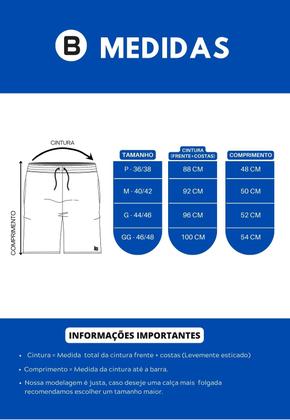 Imagem de Bermuda Tactel Masculina Short Treino Academia 