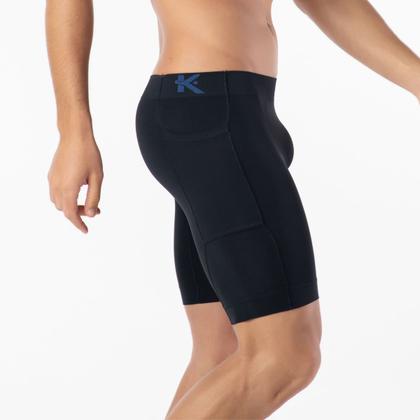 Imagem de Bermuda térmica masculina com bolso corrida treino academia Keeper