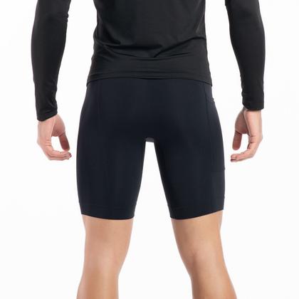 Imagem de Bermuda térmica masculina com bolso corrida treino academia Keeper