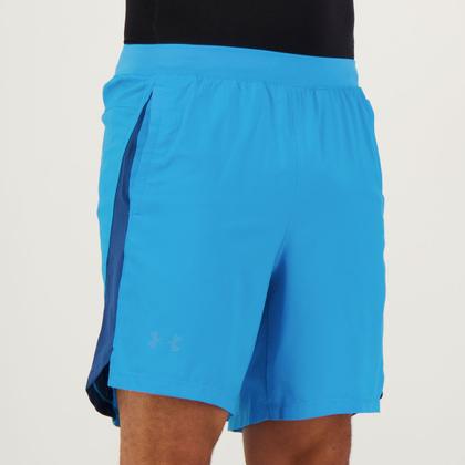 Imagem de Bermuda Under Armour Launch SW 7 Polegadas Azul