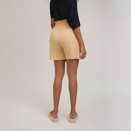 Imagem de Bermuda Veneza Feminina Tecido Solto Com Elástico na Cintura