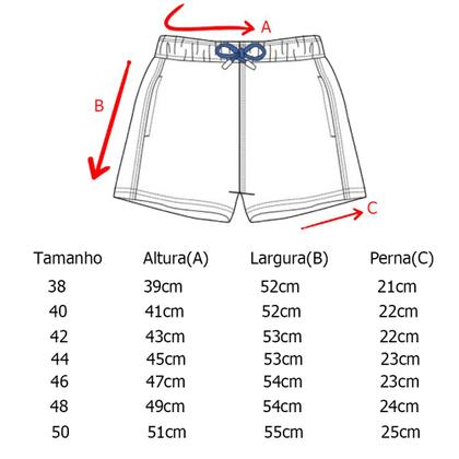 Imagem de Bermuda Vilejack Creme Sarja Masculina