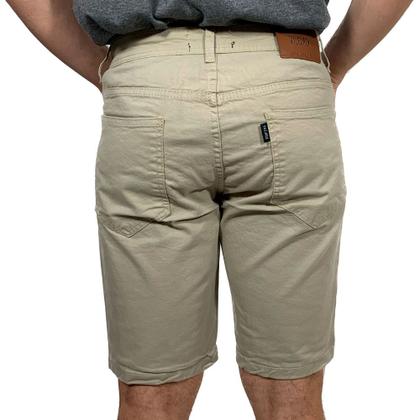Imagem de Bermuda Vilejack Creme Sarja Masculina