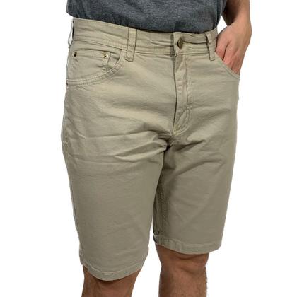 Imagem de Bermuda Vilejack Creme Sarja Masculina