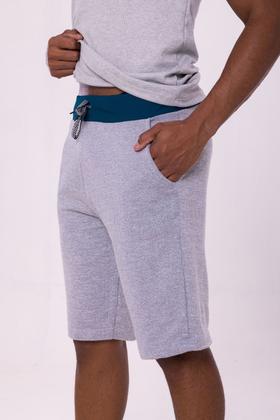 Imagem de Bermudas shorts calção Moletom Masculino com elastico bolso lateral