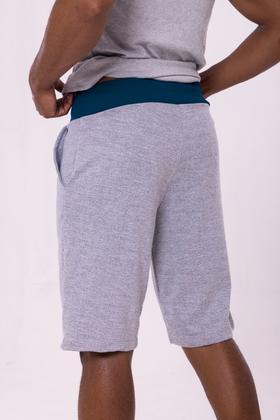 Imagem de Bermudas shorts calção Moletom Masculino com elastico bolso lateral