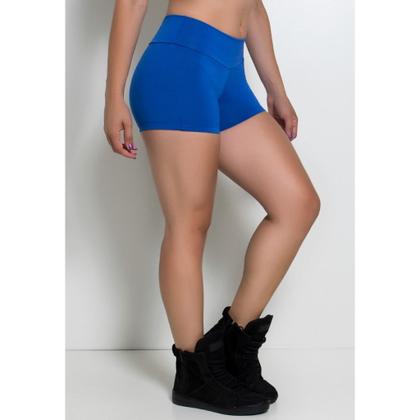 Imagem de Bermudinha Short Diluxo Fitness Cós Alto Curta Ciclista