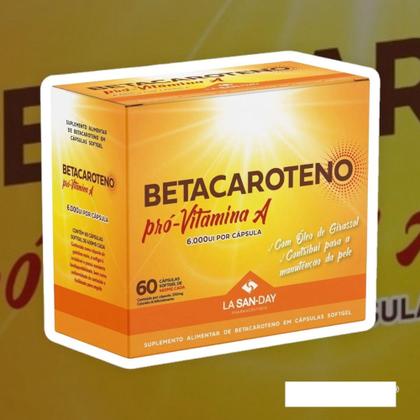 Imagem de Betacaroteno 60 cápsulas La San-day