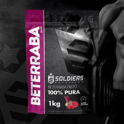 Imagem de Beterraba Em Pó 1Kg - 100% Puro - Soldiers Nutrition