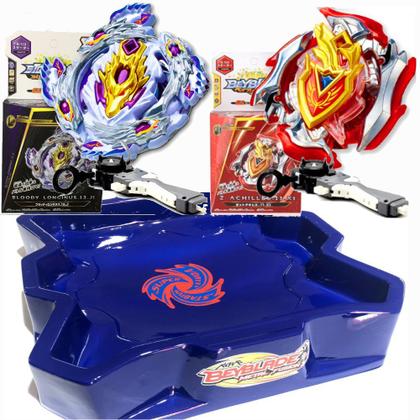 Imagem de Beyblade Bloody Longinus vs Z - Achilles  Arena - TOP GYRO