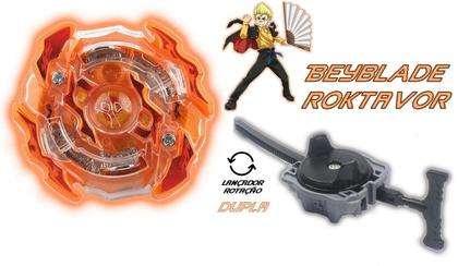 Beyblade Burst C/Lançador Beyblade Roktavor Rantaro Beyblader - TD